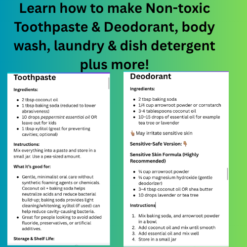Slowly, Creating a Non-Toxic Household